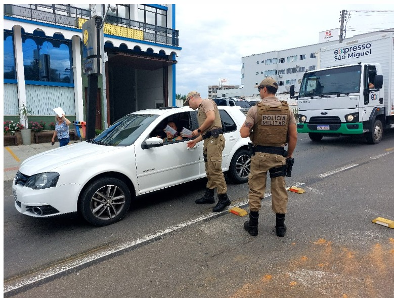 Blitz Educativa Pm De Cocal Do Sul Visou Conscientizar Popula O