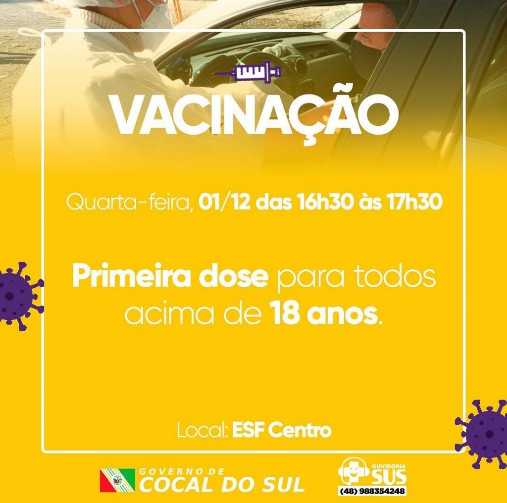 vacina do covid confira data local e grupos que podem se imunizar de 1 a 3 de dezembro whatsapp image 2021 11 30 at 19.59.47 1