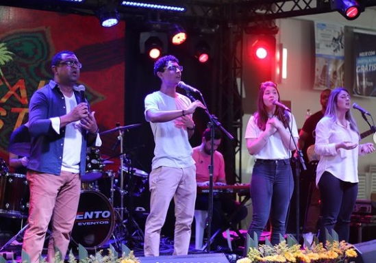 cocal luz sexta tem noite gospel no centro ad cocal