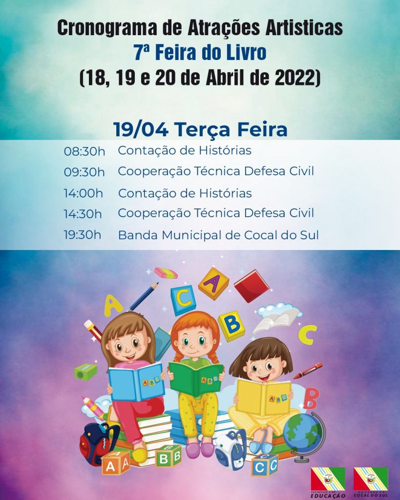 7a feira do livro confira a programacao para esta terca feira 16.18.50