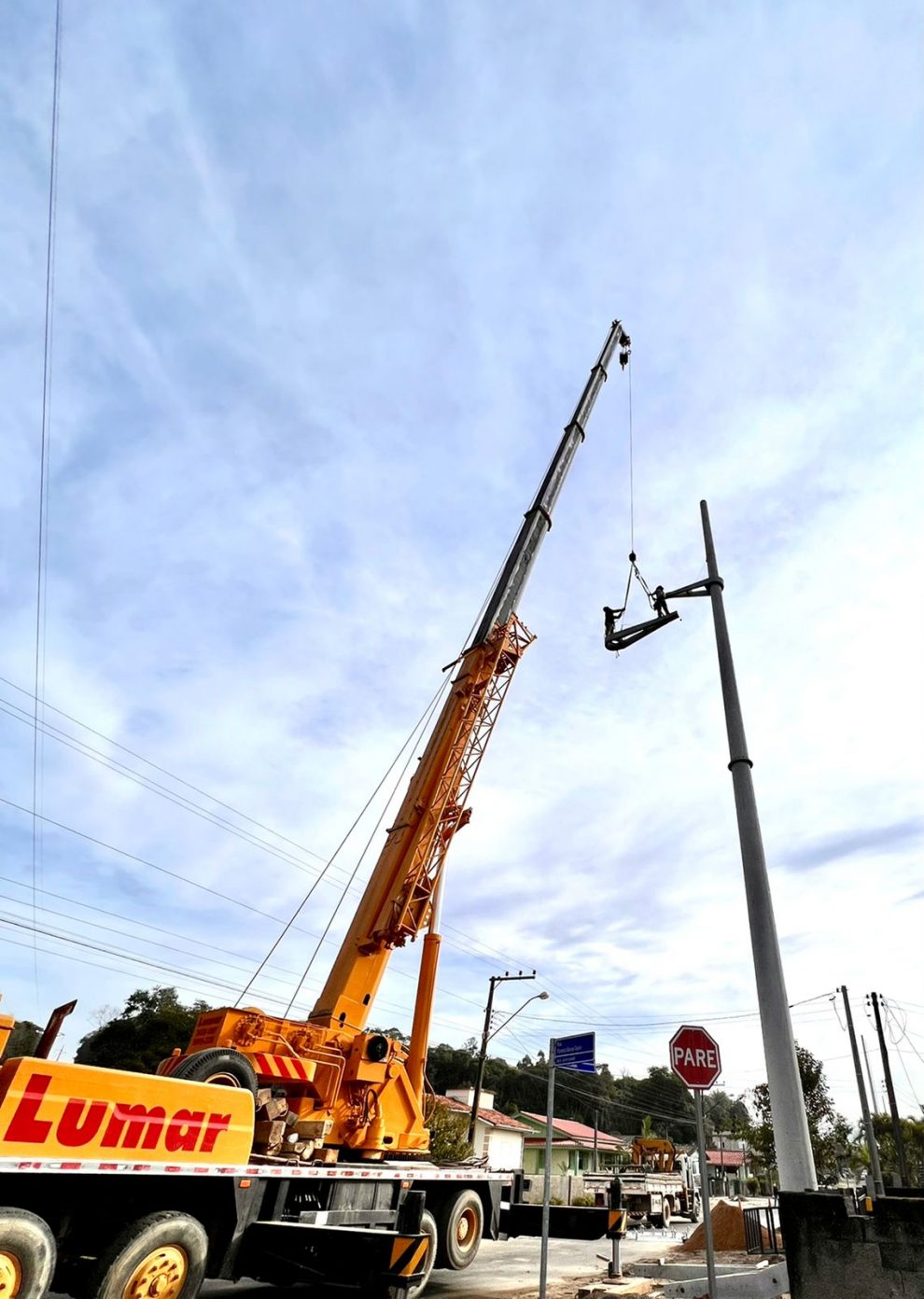 linha de transmissao 69kv da coopercocal esta com mais da metade da obra concluida 3 1