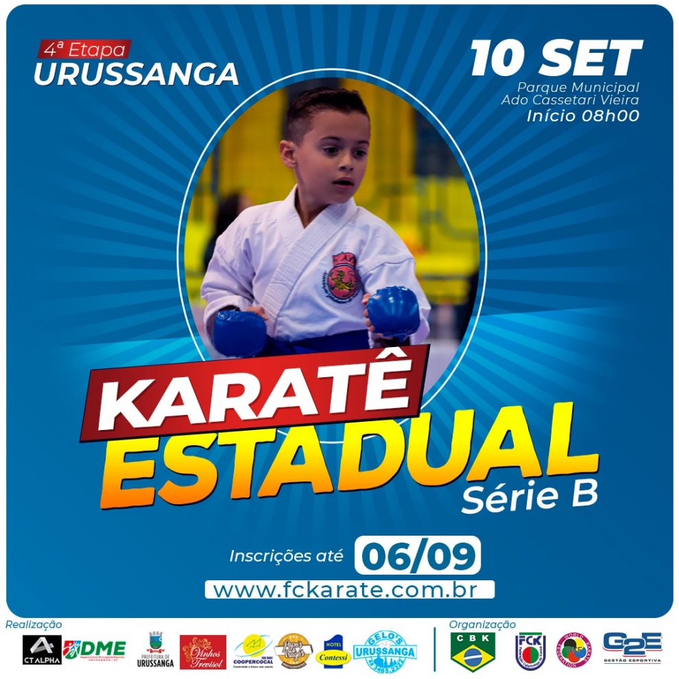 strong4 etapa do campeonato estadual de karate movimentara urussanga nesta sabadostrong campeonato karate urussanga divulgacao