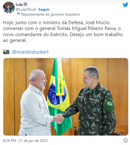 governo federal anuncia troca no comando do exercito cats