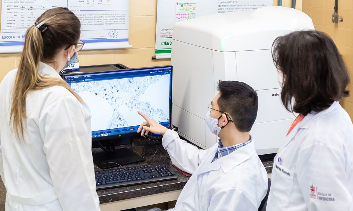 brasil teve queda de 74 na producao cientifica entre 2022 e 2021 laboratorio de patologia experimental da pucpr creditos divulgacao pucpr gian galani 0