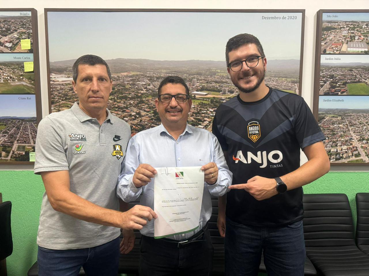 cocal do sul renova parceria com anjos do futsal em 2024 e mantem as categorias de base cocaldosul anjofutsal