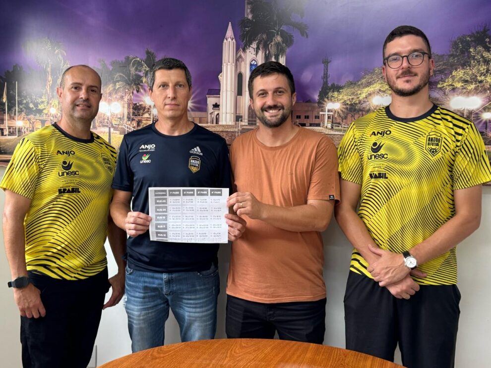 anjos do futsal em parceria com cocal do sul vai jogar o campeonato estadual nas categorias sub 9 sub 10 sub 11 e sub 13 neste ano cocaldosul anjofutsal programacao2025a