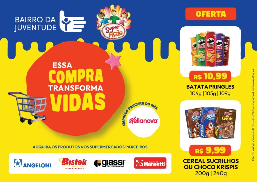 sucrilhos e pringles na campanha superacao do bairro da juventude sucrilhos e pringles na campanha superacao do bairro da juventude superacao marco 2025